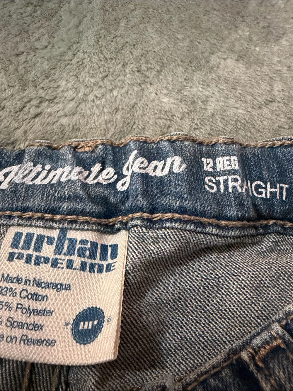 urban pipeline Men's Light Blue Straight Jeans